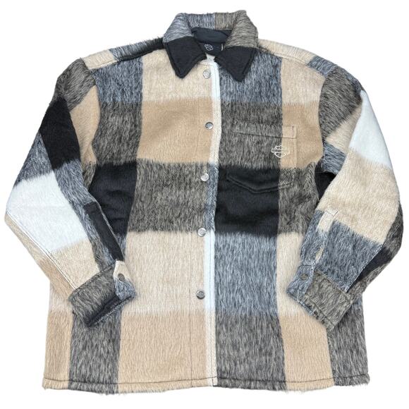 HARLEY DAVIDSON Women's H-D Plaid Shirt Jacket Sz Small - Picture 3 of 8